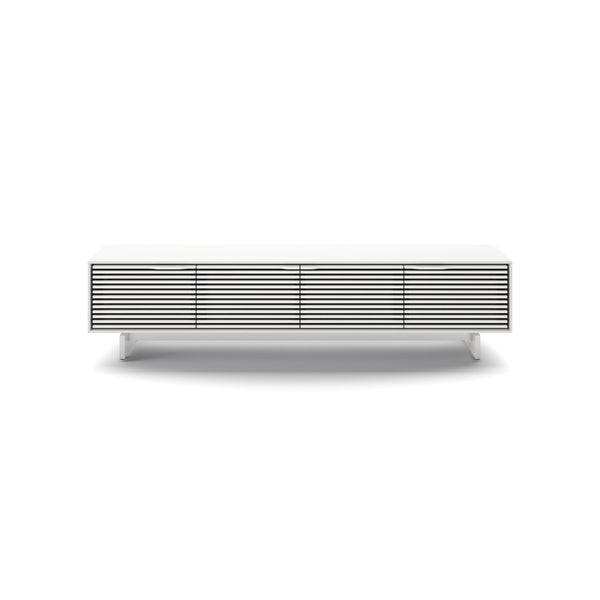 BDI Align 7473 Media Base Cabinet - Satin White IMAGE 1