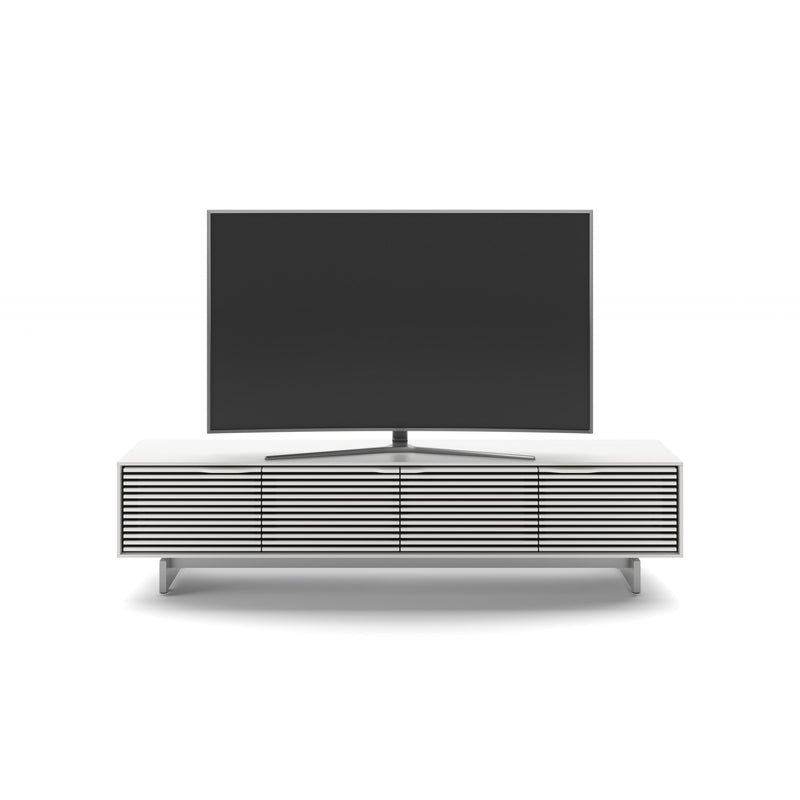 BDI Align 7473 Media Base Cabinet - Satin White IMAGE 2