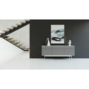 BDI Align 7477 Console Base TV Stand - Satin White IMAGE 3