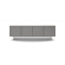 BDI Align 7478 Tall Media Base TV Stand - Satin White IMAGE 1