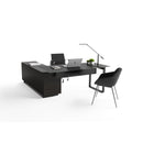 BDI Corridor 6521 L-Shaped Desk - Charcoal Stained Ash IMAGE 5