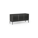 BDI Elements 8777-CO 3 Door Console - Tempo/Charcoal IMAGE 2