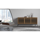 BDI Elements 8777-CO 3 Door Console - Tempo/Walnut IMAGE 3