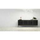 BDI Elements 8779-CO 4 Door Console - Tempo/Charcoal IMAGE 3