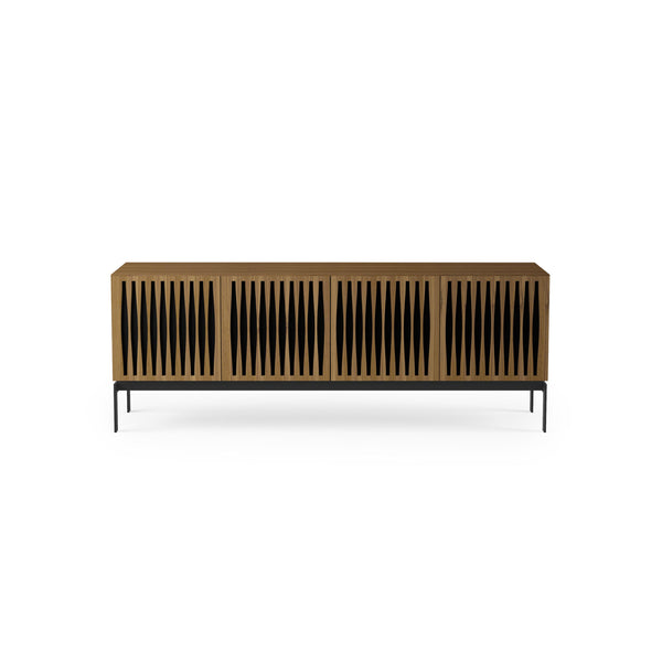 BDI Elements 8779-CO 4 Door Console - Tempo/Walnut IMAGE 1
