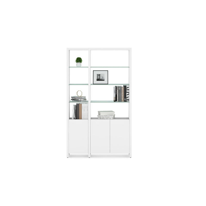 BDI Linea 5801A Single Shelf Extension - Satin White IMAGE 2