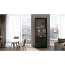 BDI Linea 5802 Bookcase with Double Shelf - Charcoal Stained Ash IMAGE 7