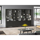 BDI Linea 5802A Double Shelf Extension - Charcoal Stained Ash IMAGE 5