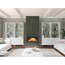 BDI Linea 5802A Double Shelf Extension - Satin White finish IMAGE 5