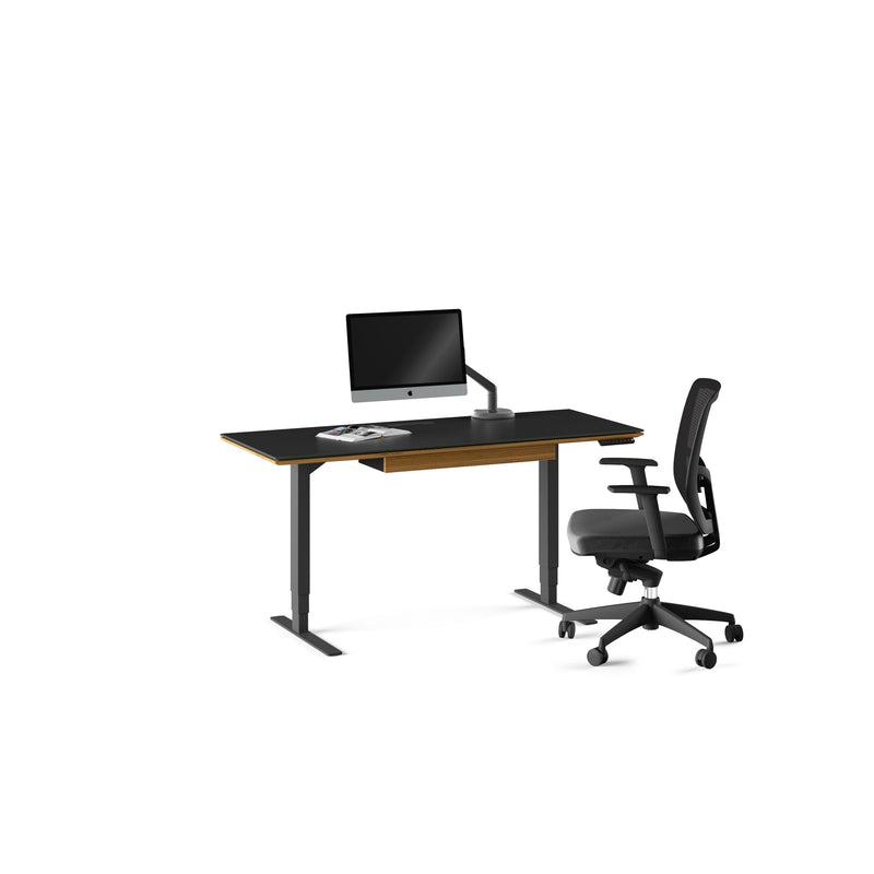 BDI Sequel 20 6151 Lift Standing Desk - Natural Walnut IMAGE 4