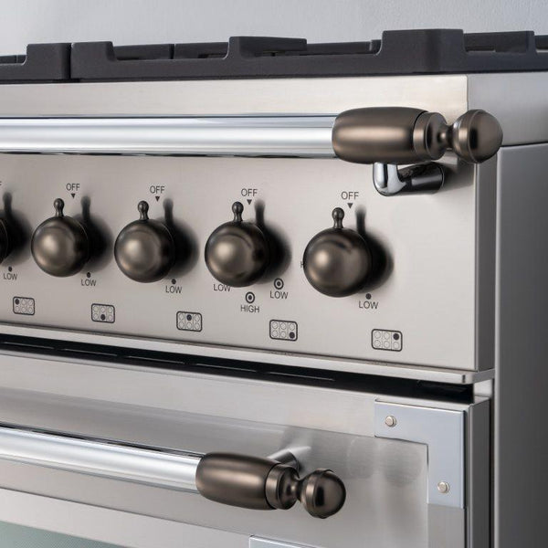 Bertazzoni Black Nickel Décor Set for Range and Hood DSHERTKHSB IMAGE 1