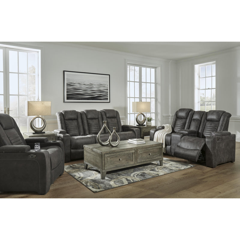 Signature Design by Ashley Soundcheck Power Leather Look Recliner 3060613 IMAGE 12