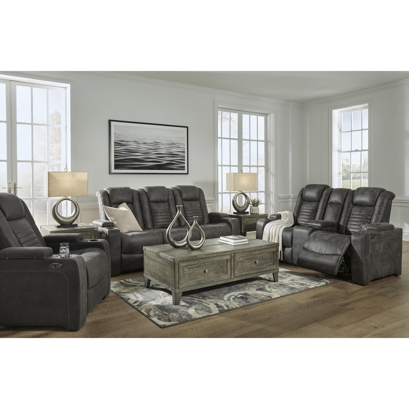Signature Design by Ashley Soundcheck Power Leather Look Recliner 3060613 IMAGE 13