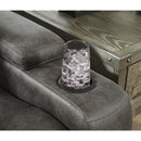 Signature Design by Ashley Soundcheck Power Reclining Leather Look Sofa 3060615 IMAGE 12