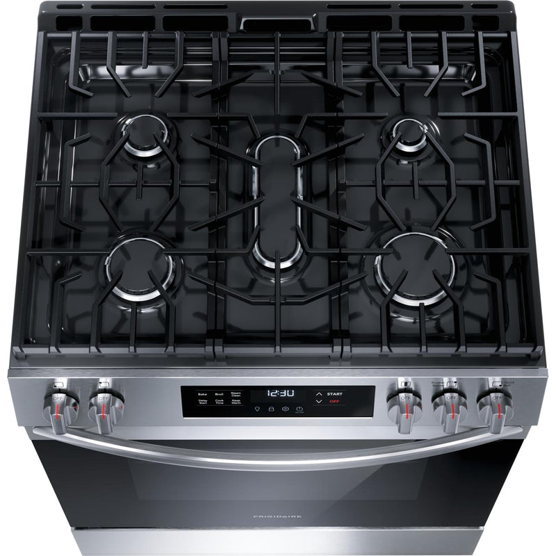 Frigidaire 30-inch Freestanding Gas Range FCFG3062AS IMAGE 4