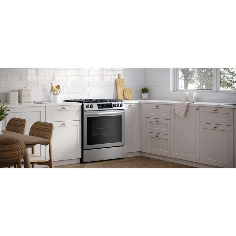 Frigidaire 30-inch Freestanding Gas Range FCFG3083AS IMAGE 8