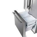 Forno 30-inch, 17.5 cu. ft. Counter-Depth French 3-Door Refrigerator with Interior Ice Maker FFFFD1974-31SB IMAGE 3