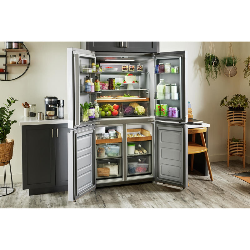 KitchenAid 36-inch, 19.4 cu.ft. Counter-Depth 4-Door Refrigerator with PrintShield™ Finish KRQC506MPS IMAGE 20