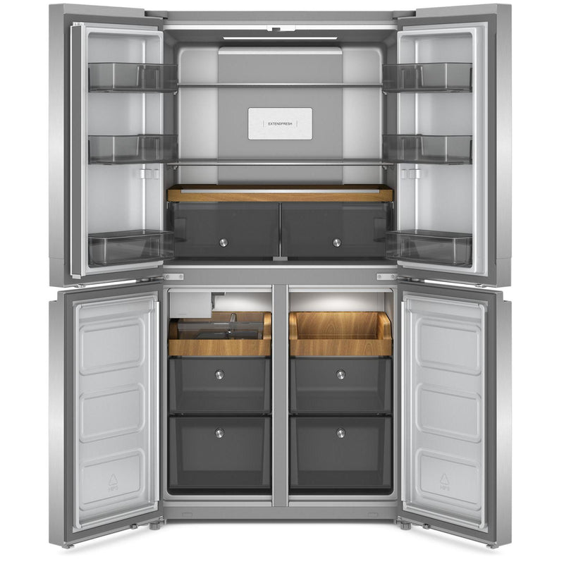 KitchenAid 36-inch, 19.4 cu.ft. Counter-Depth 4-Door Refrigerator with PrintShield™ Finish KRQC506MPS IMAGE 2