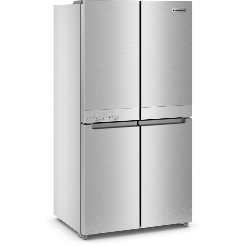 KitchenAid 36-inch, 19.4 cu.ft. Counter-Depth 4-Door Refrigerator with PrintShield™ Finish KRQC506MPS IMAGE 5