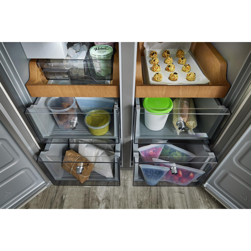 KitchenAid 36-inch, 19.4 cu.ft. Counter-Depth 4-Door Refrigerator with PrintShield™ Finish KRQC506MPS IMAGE 9