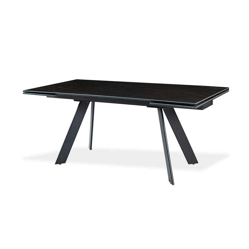 Colibri Oliver Dining Table with Marble Top Oliver Dining Table - Black Passion IMAGE 3