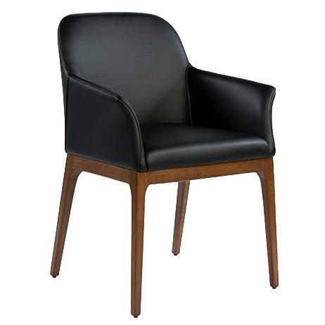 Colibri Ann Arm Chair Ann Arm Chair - Black IMAGE 1