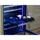 Zephyr 45-Bottle Presrv™ Wine Cooler with Dual Zone PRW24C02CG IMAGE 4