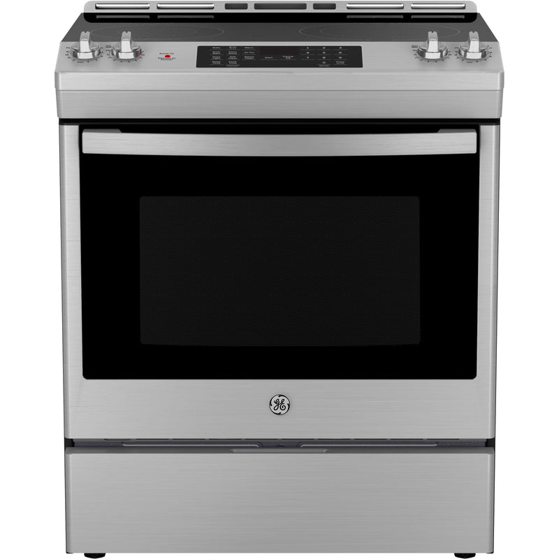 GE 30-inch Electric Range with Convection Technology JCS830SVSS IMAGE 2