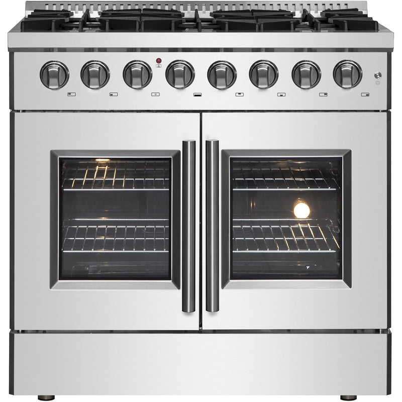 Forno 36-inch Freestanding Dual Fuel Range with True European Convection Technology FFSGS6356-36 IMAGE 1