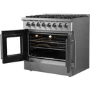 Forno 36-inch Freestanding Dual Fuel Range with True European Convection Technology FFSGS6356-36 IMAGE 6
