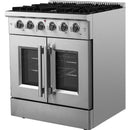 Forno 30-inch Freestanding Gas Range with French Door FFSGS6444-30 IMAGE 3