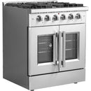 Forno 30-inch Freestanding Gas Range with French Door FFSGS6444-30 IMAGE 5