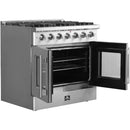 Forno 36-inch Freestanding Gas Range with Convection Technology FFSGS6444-36 IMAGE 4