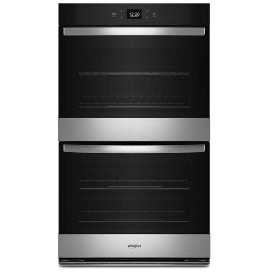 Whirlpool 30-inch 10.0 cu. ft. Double Wall Oven with Air Fry WOED7030PV IMAGE 1