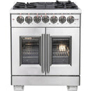 Forno 30-inch Freestanding Dual Fuel Range with True Convection Technology FFSGS6387-30 IMAGE 1