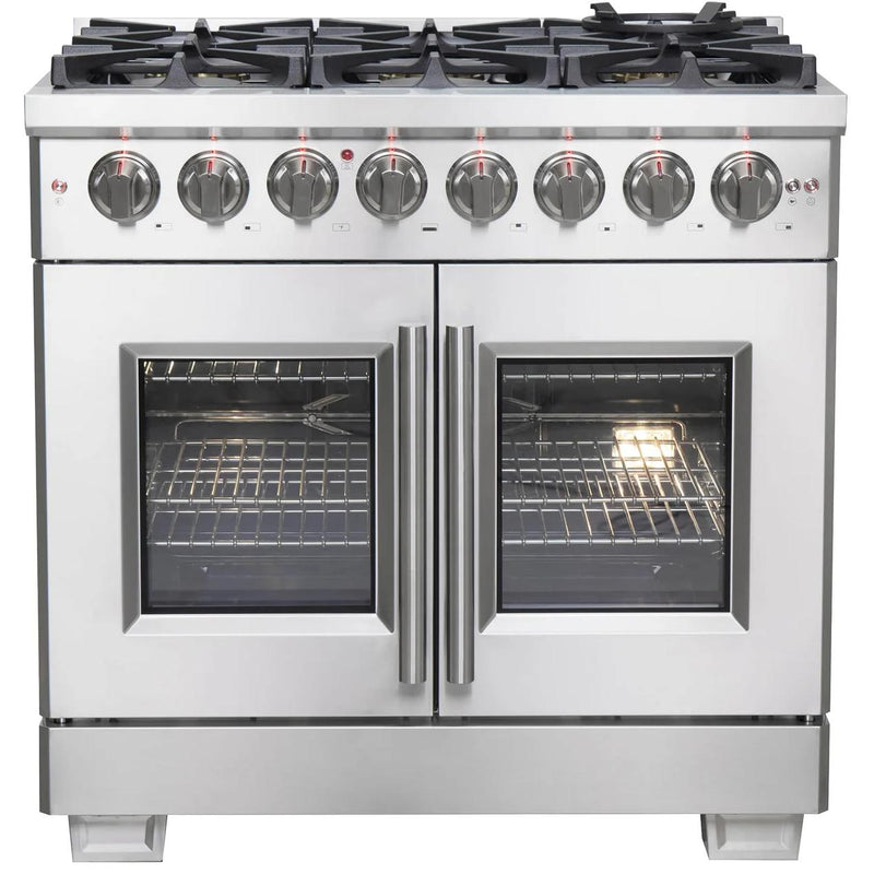 Forno 36-inch Freestanding Dual Fuel Range with True Convection Technology FFSGS6387-36 IMAGE 1