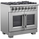 Forno 36-inch Freestanding Dual Fuel Range with True Convection Technology FFSGS6387-36 IMAGE 4