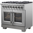 Forno 36-inch Freestanding Dual Fuel Range with True Convection Technology FFSGS6387-36 IMAGE 6