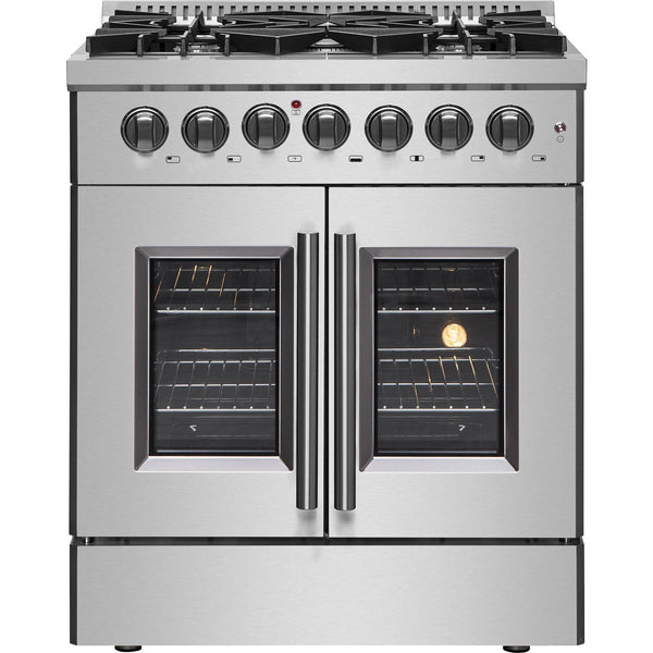 Forno 30-inch Freestanding Dual Fuel Range with French Door FFSGS6356-30 IMAGE 1