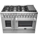 Forno 48-inch Freestanding Dual-Fuel Range with True European Convection Technology FFSGS6356-48 IMAGE 2