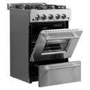 Forno Breno 24-inch Freestanding Gas Range FFSGS6290-24 IMAGE 12