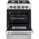 Forno Breno 24-inch Freestanding Gas Range FFSGS6290-24 IMAGE 2