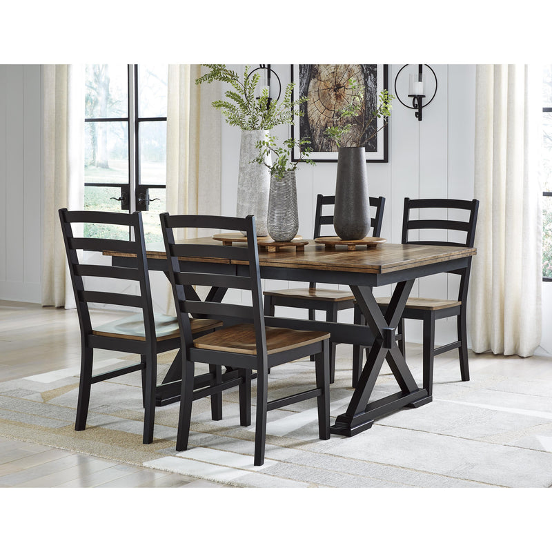 Signature Design by Ashley Wildenauer D634-35 Rectangular Dining Room Extension Table IMAGE 12