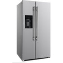 Forno 36-inch, 20 cu. ft. Built-in Side-by-Side Refrigerator FFRBI1844-40SG IMAGE 3
