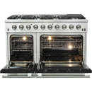 Forno Galiano Alta Qualita 48-inch Freestanding Gas Range with Convection Technology FFSGS6244-48BLK IMAGE 2