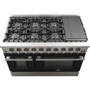 Forno Galiano Alta Qualita 48-inch Freestanding Gas Range with Convection Technology FFSGS6244-48BLK IMAGE 4