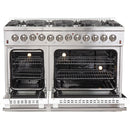 Forno Galiano Alta Qualita 48-inch Freestanding Dual Fuel Range with Convection Technology FFSGS6156-48WHT IMAGE 2