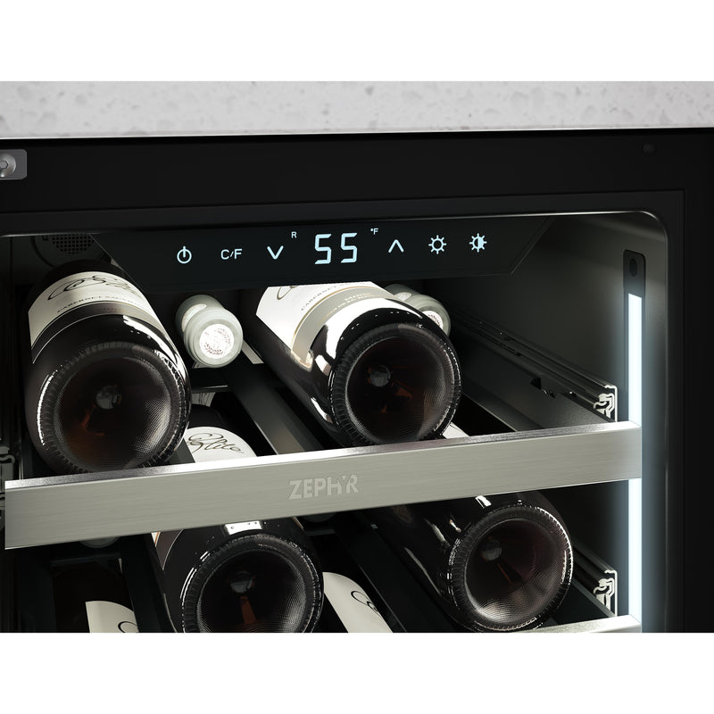Zephyr 27-Bottle Wine Cooler with Door Lock PRW15C01CG IMAGE 6