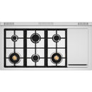 Bertazzoni 48-inch Freestanding Gas Range PRO486BTFGMNET IMAGE 3